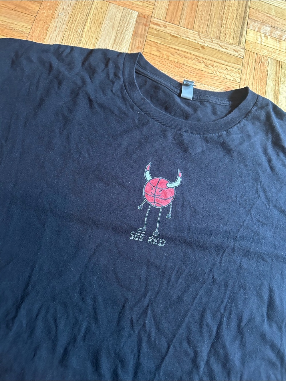 Chicago Bulls limited SEE RED unique shirt size XL